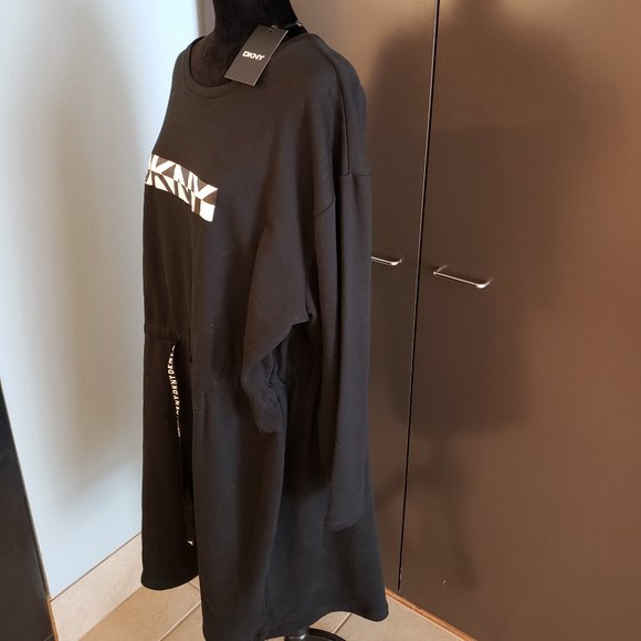 NWT DKNY Oversized Sweater Dress - Picture 2 of 8